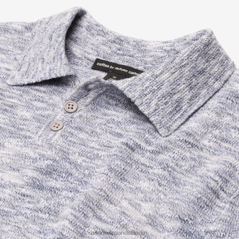 Allen Edmonds Blau unisex Herbstliches Poloshirt aus Kaschmir-Baumwollstrick 82J2T154