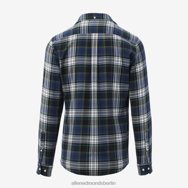 Allen Edmonds Blau unisex Maßgeschneidertes Barbour-Crossfell-Hemd 82J2T219