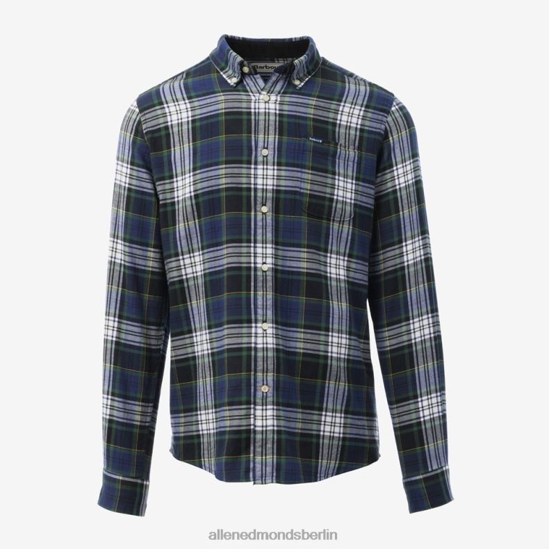 Allen Edmonds Blau unisex Maßgeschneidertes Barbour-Crossfell-Hemd 82J2T219