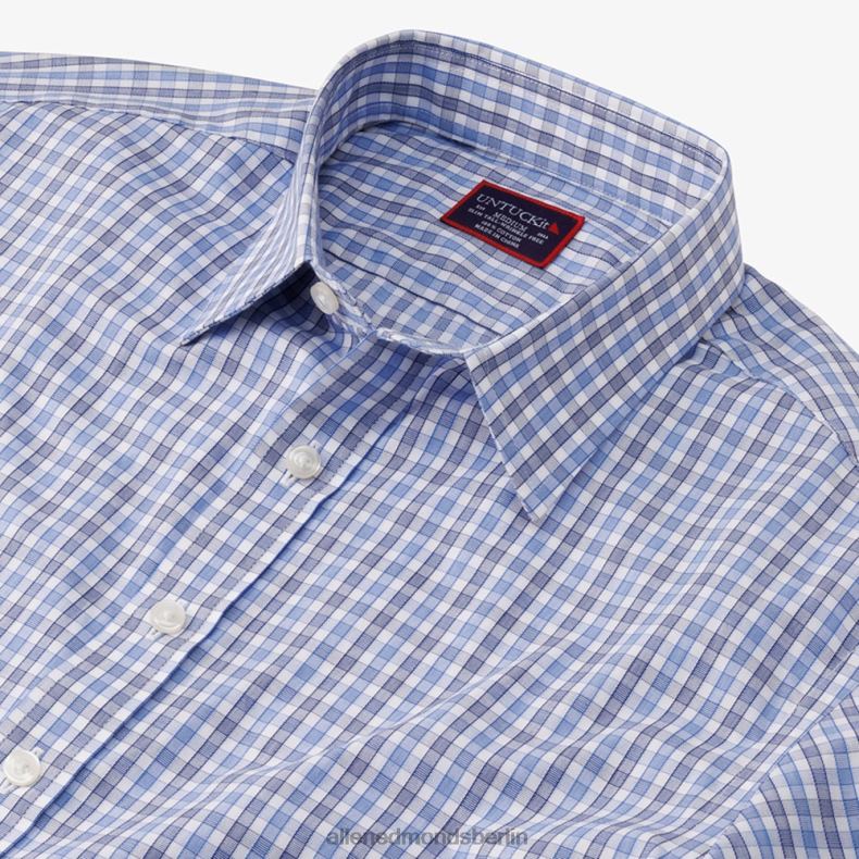 Allen Edmonds Blau unisex untuckit durif Langarmshirt 82J2T167
