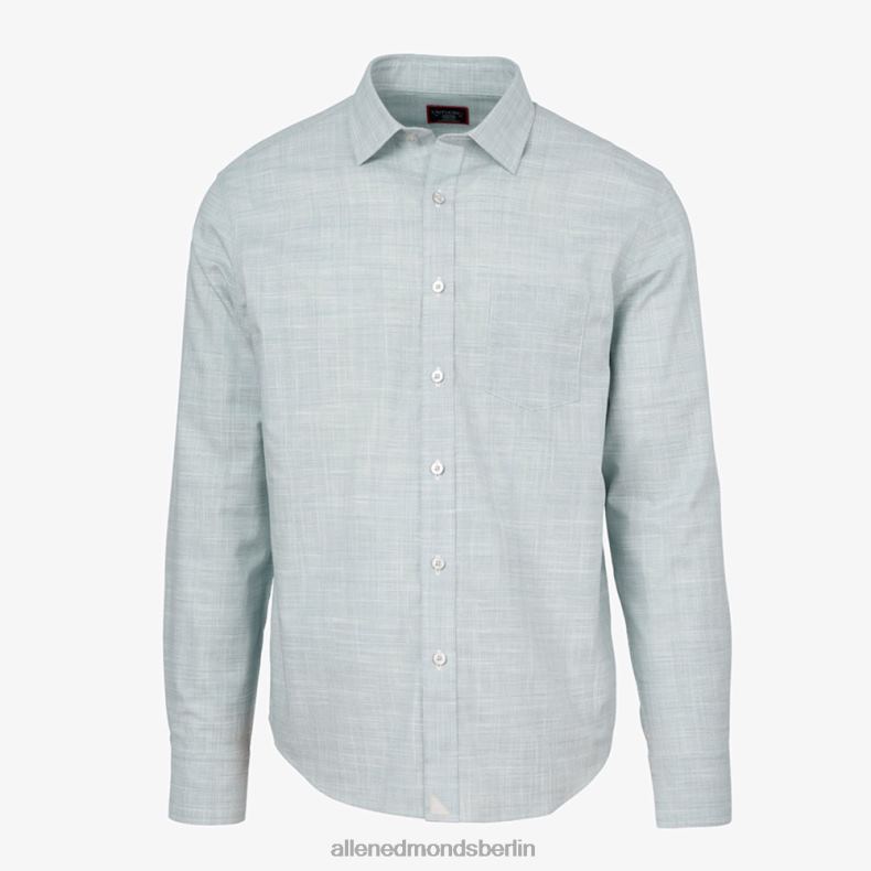 Allen Edmonds Grün unisex untuckit Avellino Langarmshirt 82J2T504