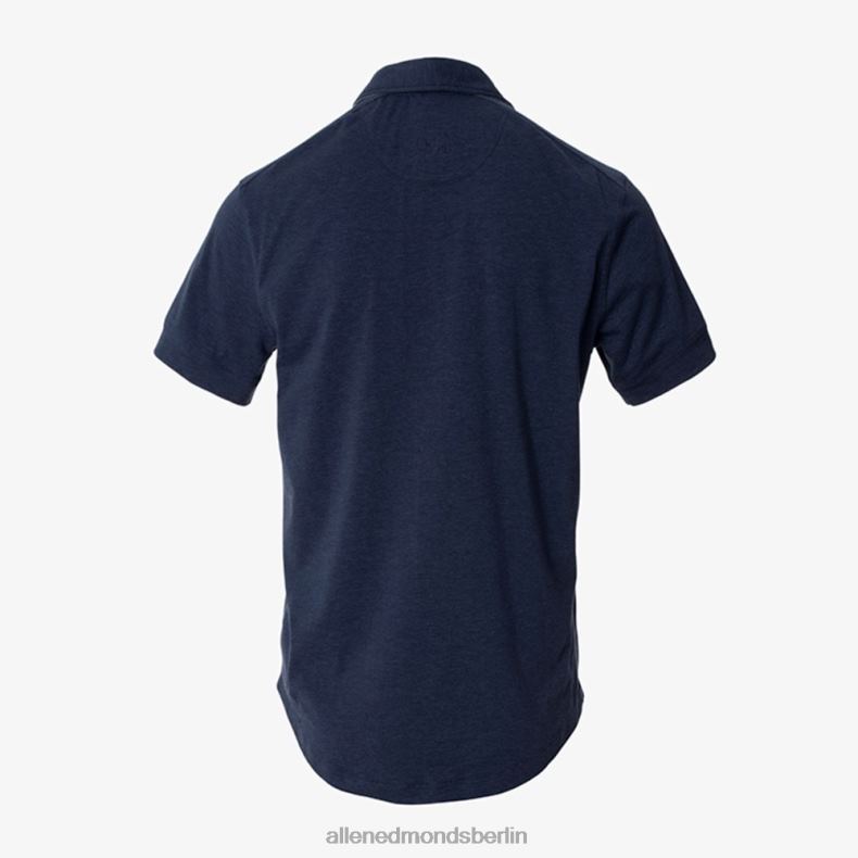Allen Edmonds Marine unisex Aktives Button-Down-Kurzarmhemd 82J2T204