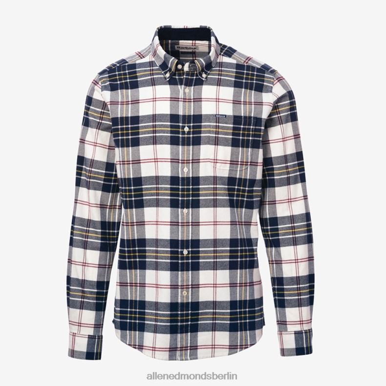 Allen Edmonds weiß kariert unisex Barbour Ronan maßgeschneidertes Karohemd 82J2T221