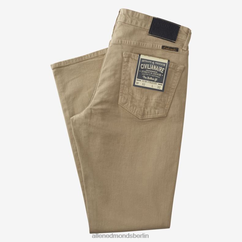 Allen Edmonds khaki unisex Civilaire Walker Slim-Jeans mit gerader Passform 82J2T498
