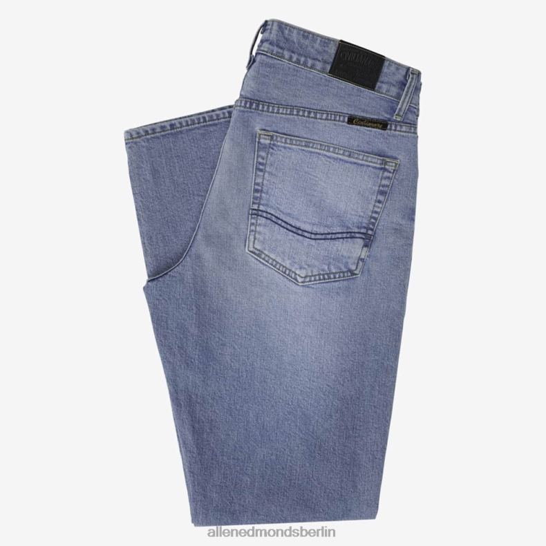 Allen Edmonds mittleres Distressed-Blau unisex Civilaire Walker Slim-Jeans mit gerader Passform 82J2T503