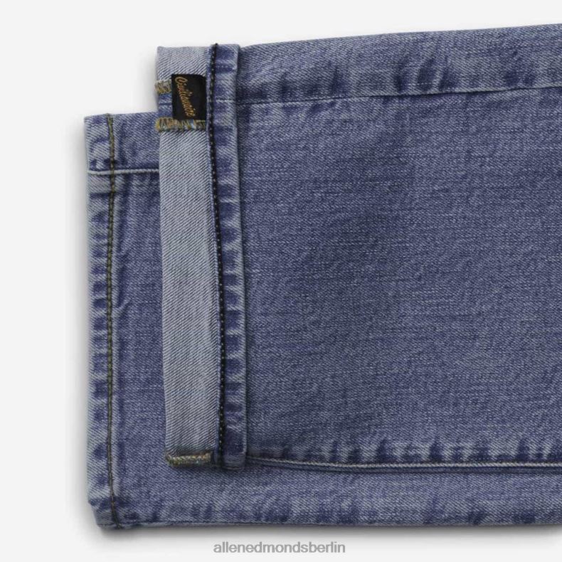 Allen Edmonds mittleres Distressed-Blau unisex Civilaire Walker Slim-Jeans mit gerader Passform 82J2T503