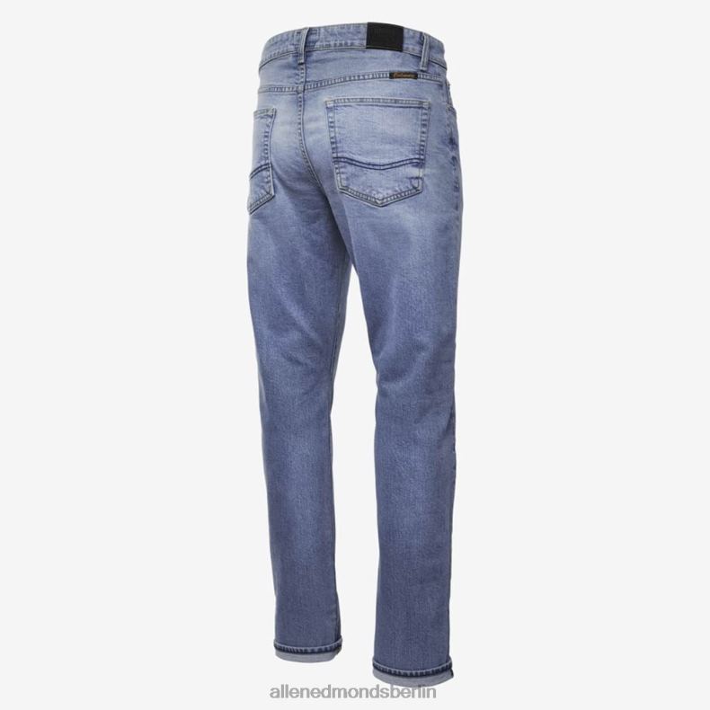 Allen Edmonds mittleres Distressed-Blau unisex Civilaire Walker Slim-Jeans mit gerader Passform 82J2T503