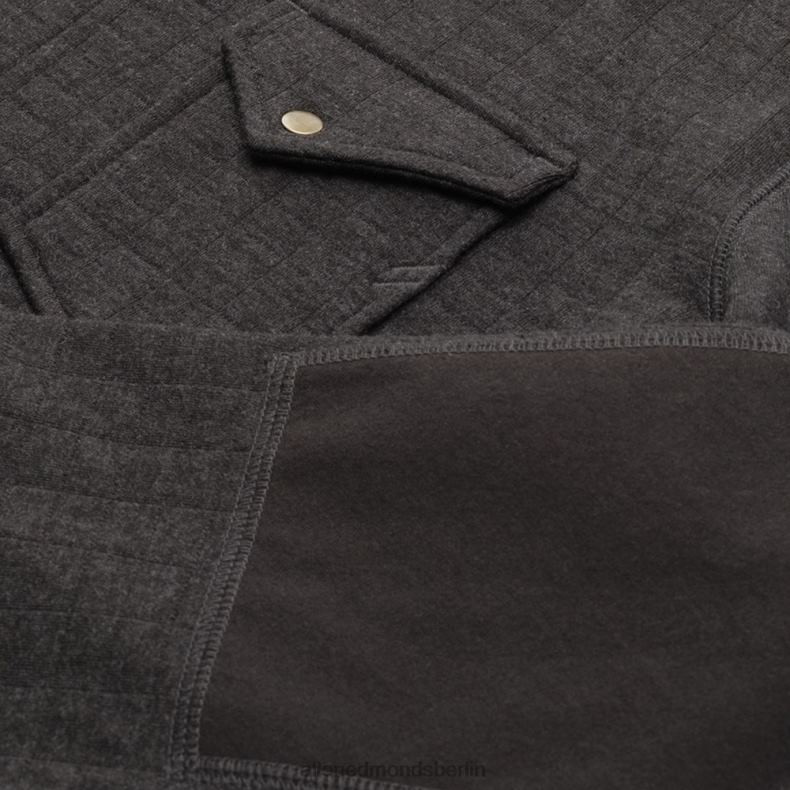 Allen Edmonds Holzkohle unisex Gesteppte Strickjacke von Billy Reid mit Gittermuster 82J2T229