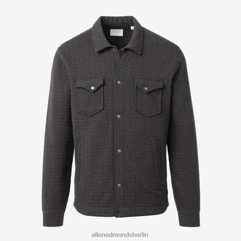 Allen Edmonds Holzkohle unisex Gesteppte Strickjacke von Billy Reid mit Gittermuster 82J2T229