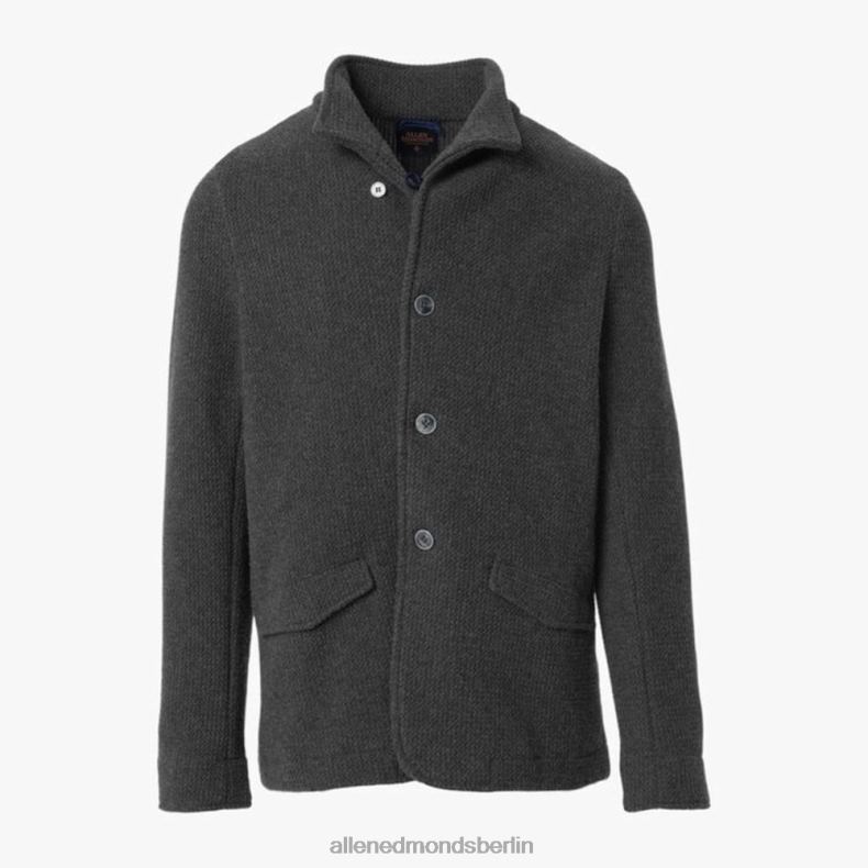 Allen Edmonds Kohlengrau unisex Blazer aus Wollstrick 82J2T178