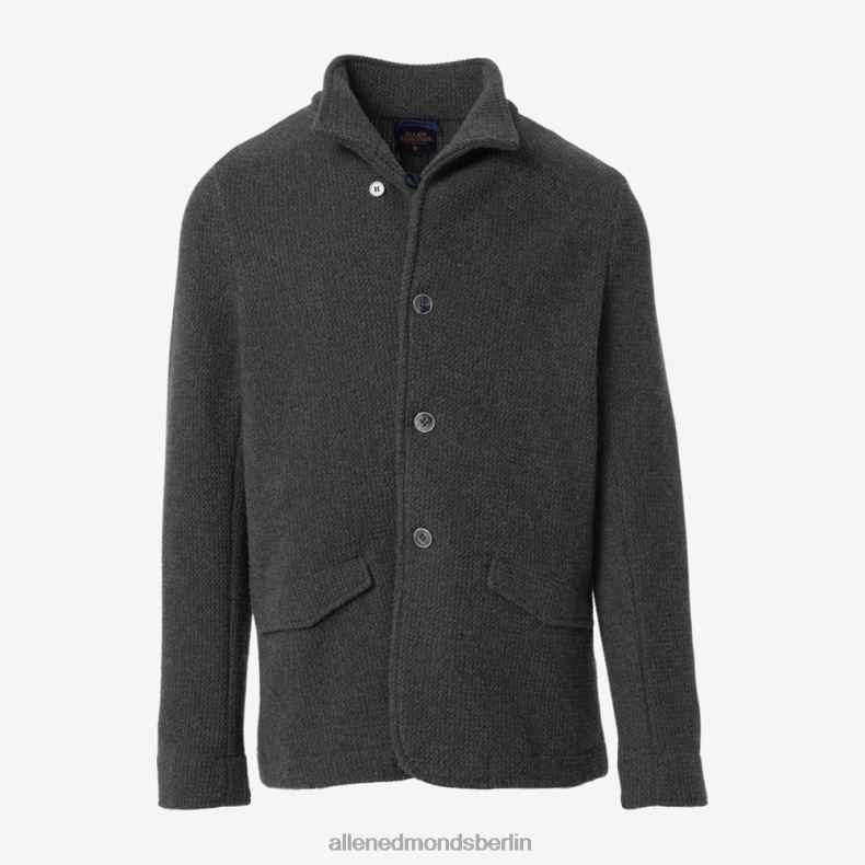 Allen Edmonds Kohlengrau unisex Blazer aus Wollstrick 82J2T178