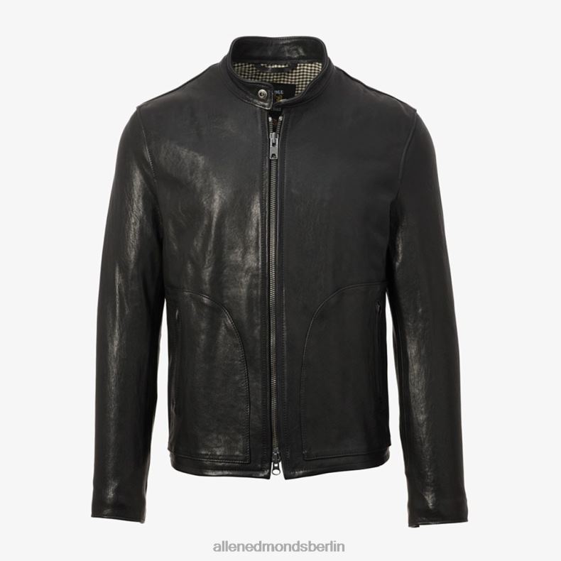 Allen Edmonds Schwarz unisex Cafe-Racer-Jacke 82J2T506