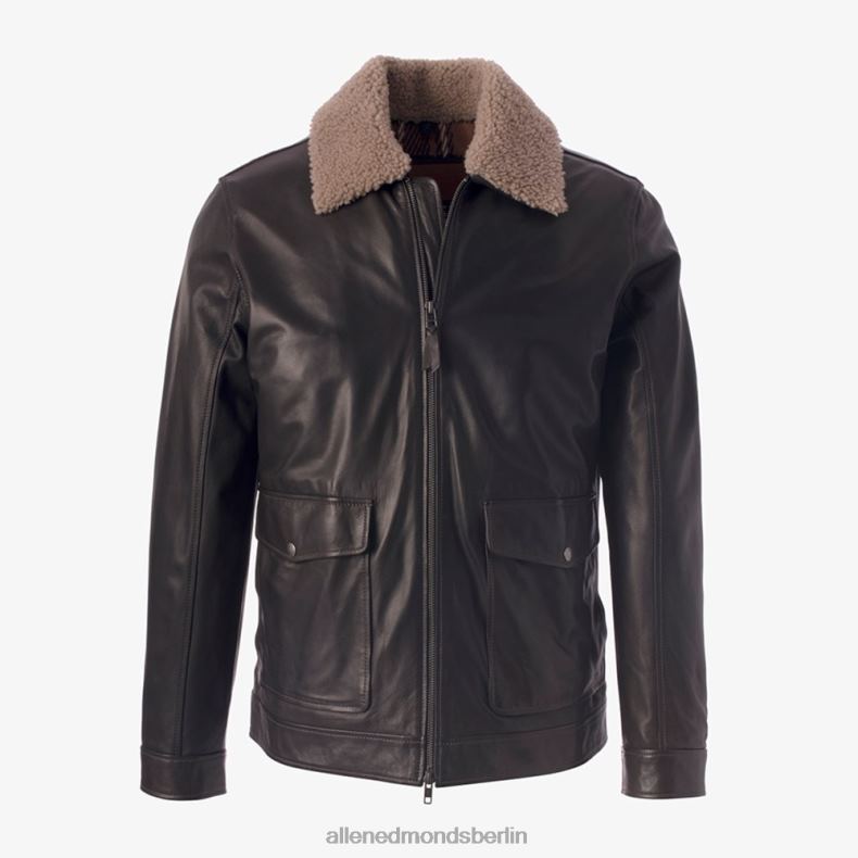 Allen Edmonds braun unisex Bomberjacke aus Lammfell 82J2T159