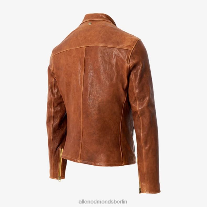 Allen Edmonds braun unisex Cafe-Racer-Jacke 82J2T176
