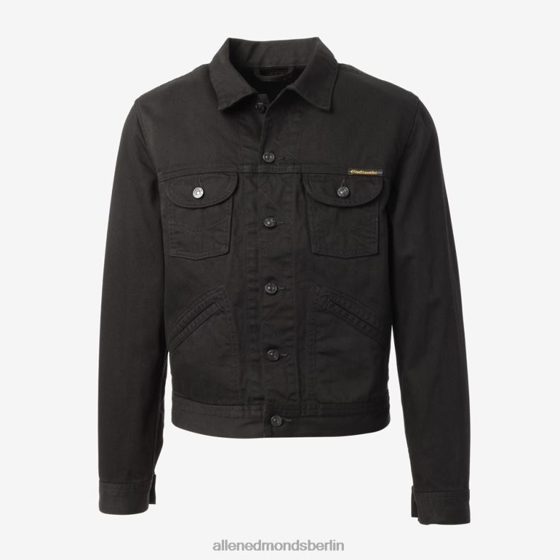 Allen Edmonds schwarze Spülung unisex Zivile Jeansjacke 82J2T194