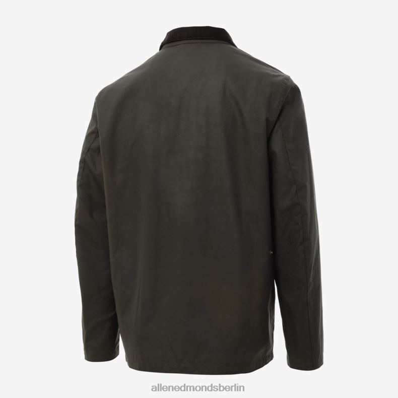 Barbour X Allen Edmonds Olive unisex Sonderedition der gewachsten Jacke aus Evelar 82J2T271