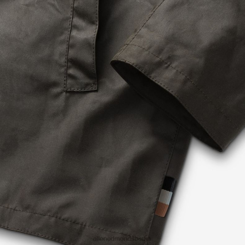 Barbour X Allen Edmonds Olive unisex Sonderedition der gewachsten Jacke aus Evelar 82J2T271
