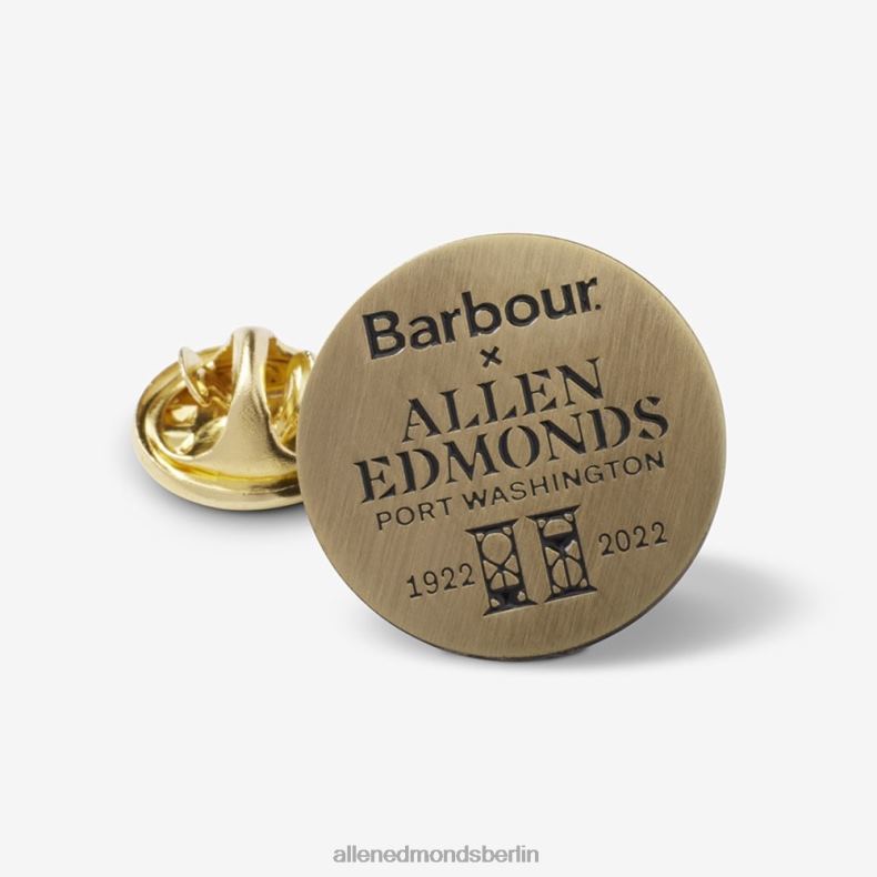 Barbour X Allen Edmonds Olive unisex Sonderedition der gewachsten Jacke aus Evelar 82J2T271