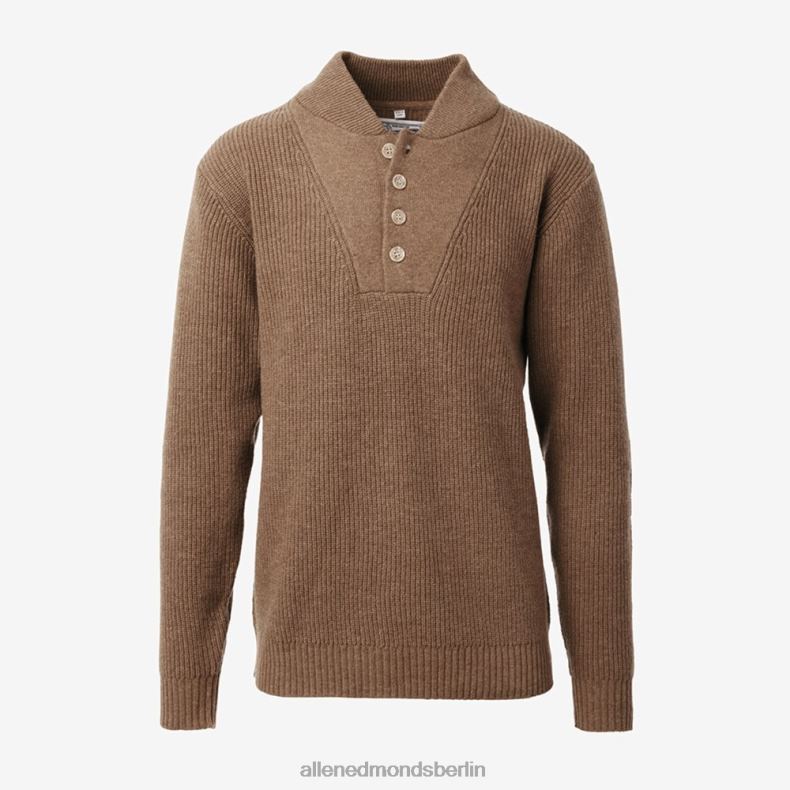 Allen Edmonds Kamel unisex Schott N.Y.C. Militär-Henley-Pullover 82J2T521