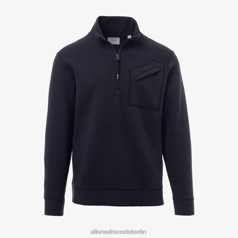 Allen Edmonds Marine unisex Billy Reid gesteppter Pullover mit halbem Reißverschluss 82J2T538