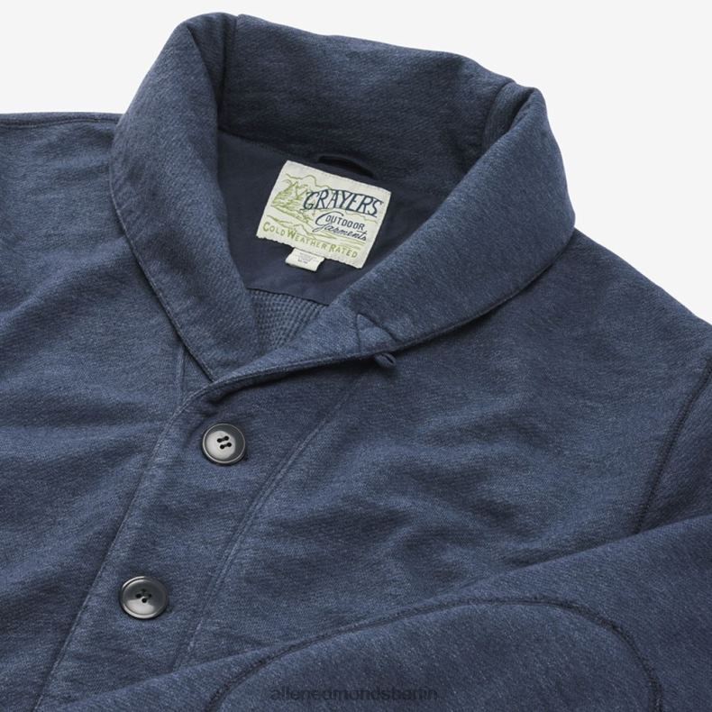 Allen Edmonds Marine unisex Greyers Dunlop-Cardigan mit Waffelfutter 82J2T186