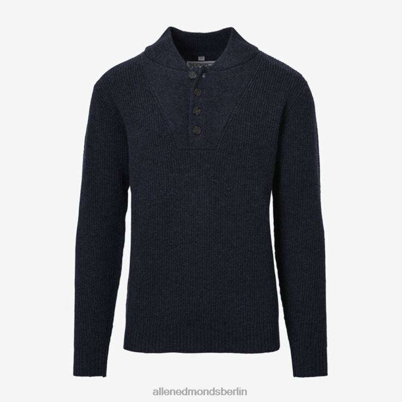 Allen Edmonds Marine unisex Schott N.Y.C. Militär-Henley-Pullover 82J2T519
