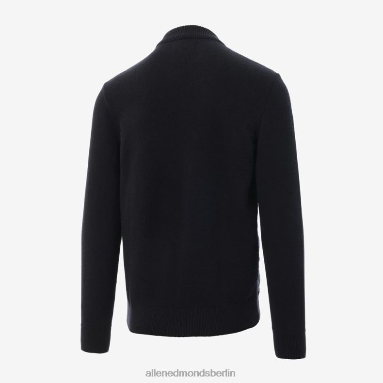 Allen Edmonds Schwarz unisex Barbour-Pullover mit Rautensteppung und durchgehendem Reißverschluss 82J2T253