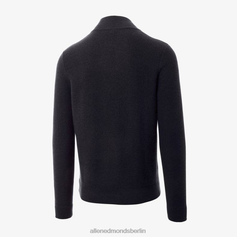 Allen Edmonds Schwarz unisex Pullover aus Wolle und Kaschmir mit Viertelreißverschluss 82J2T517