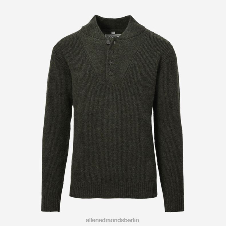 Allen Edmonds moosgrün unisex Schott N.Y.C. Militär-Henley-Pullover 82J2T520