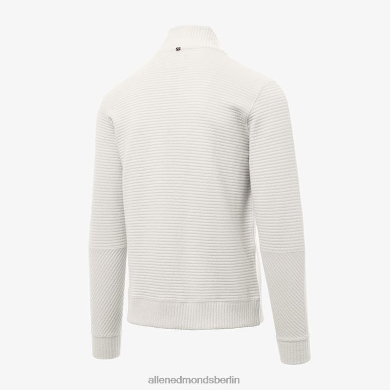 Allen Edmonds weiß getönt unisex Billy Reid gesteppter Pullover mit halbem Reißverschluss 82J2T213