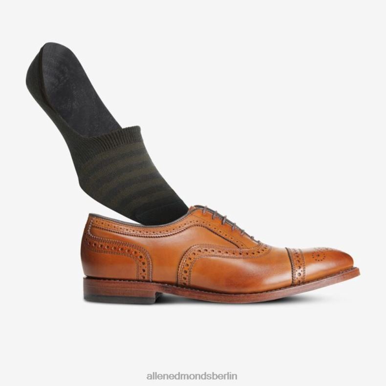 Allen Edmonds Brombeere/Grau unisex No-Show-Socken im 2er-Pack 82J2T516
