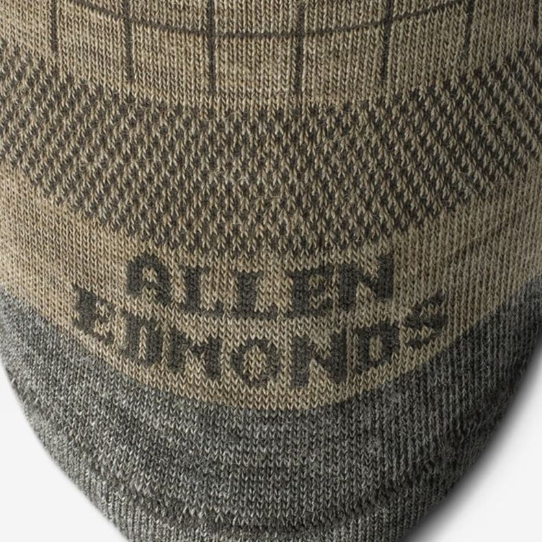 Allen Edmonds Haferflocken unisex Coole Dress-Socken aus Merinowolle mit Fensterscheibe 82J2T202