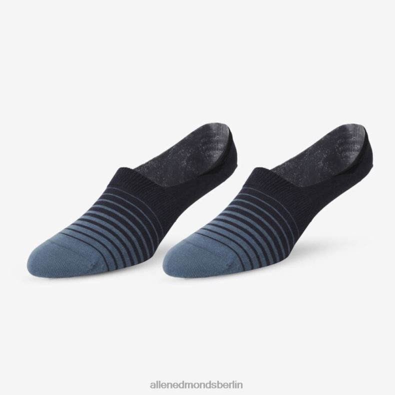 Allen Edmonds Khaki/Indigo unisex No-Show-Socken im 2er-Pack 82J2T185