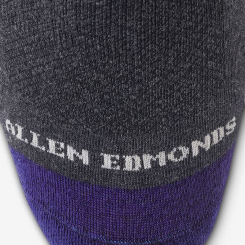 Allen Edmonds Kohlengrau unisex Air Dress-Socken aus Baumwolle in der Mitte der Wade 82J2T512