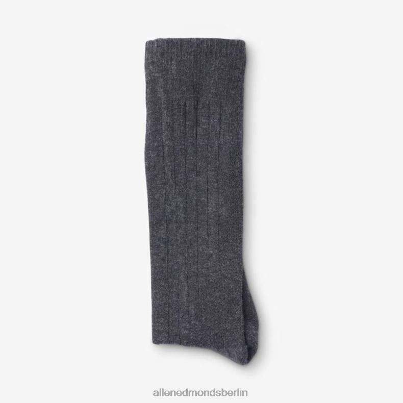 Allen Edmonds Kohlengrau unisex Air Dress-Socken aus Baumwolle in der Mitte der Wade 82J2T512