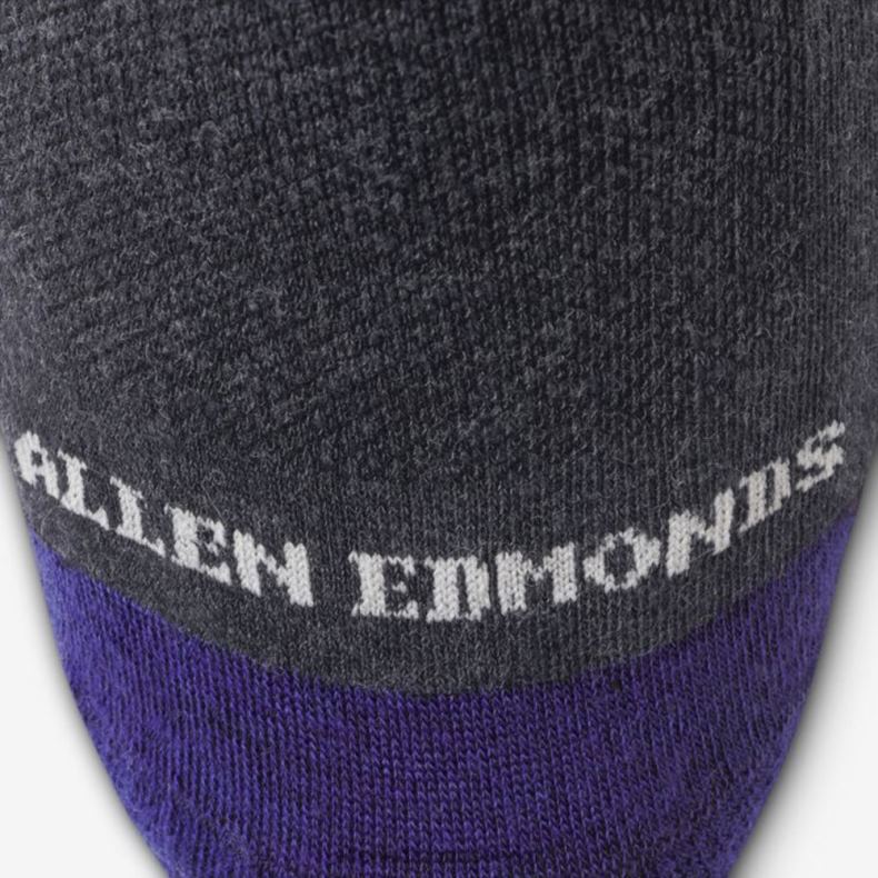 Allen Edmonds Kohlengrau unisex Air-Kleiderstrümpfe aus Baumwolle über der Wade 82J2T530