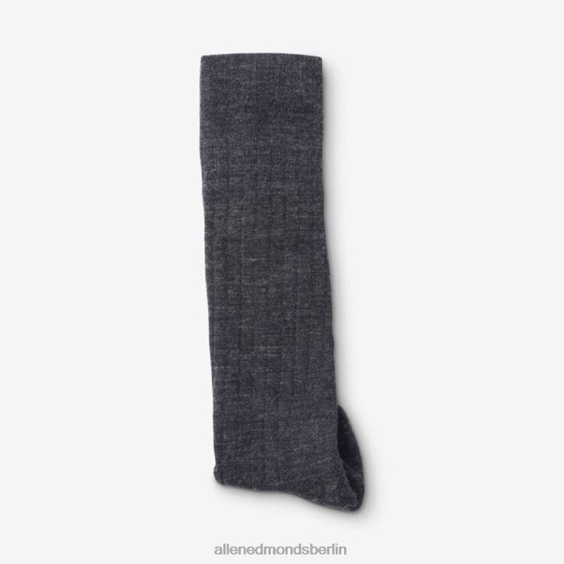 Allen Edmonds Kohlengrau unisex Coole Merino-Kleidersocken bis zur Mitte der Wade 82J2T196