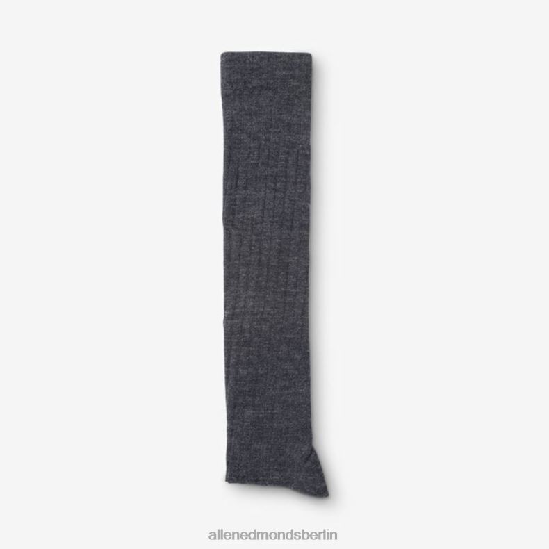 Allen Edmonds Kohlengrau unisex Coole, über die Wade reichende Merino-Kleidersocken 82J2T179