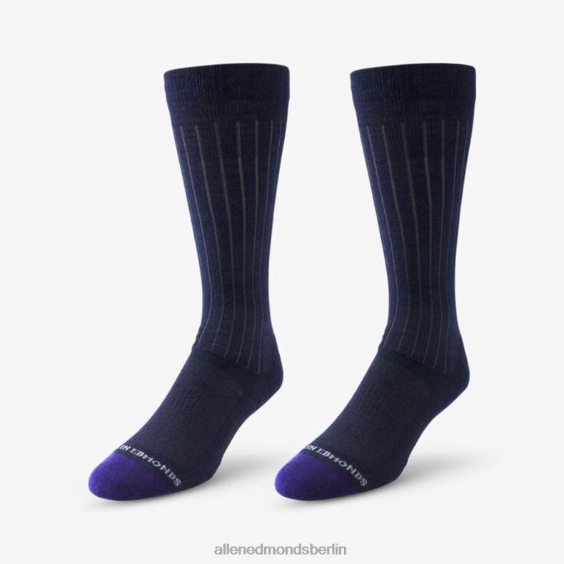 Allen Edmonds Marine unisex Air Dress-Socken aus Baumwolle in der Mitte der Wade 82J2T513