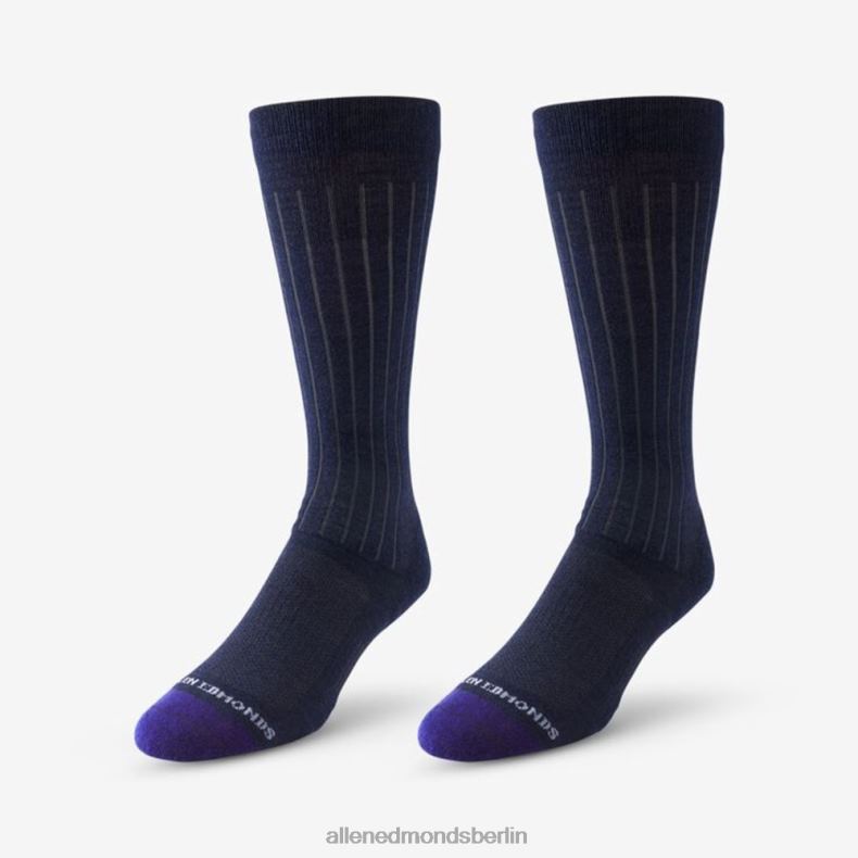 Allen Edmonds Marine unisex Coole Merino-Kleidersocken bis zur Mitte der Wade 82J2T527