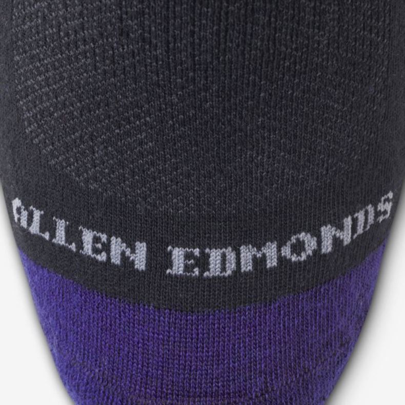 Allen Edmonds Schwarz unisex Air-Kleiderstrümpfe aus Baumwolle über der Wade 82J2T529