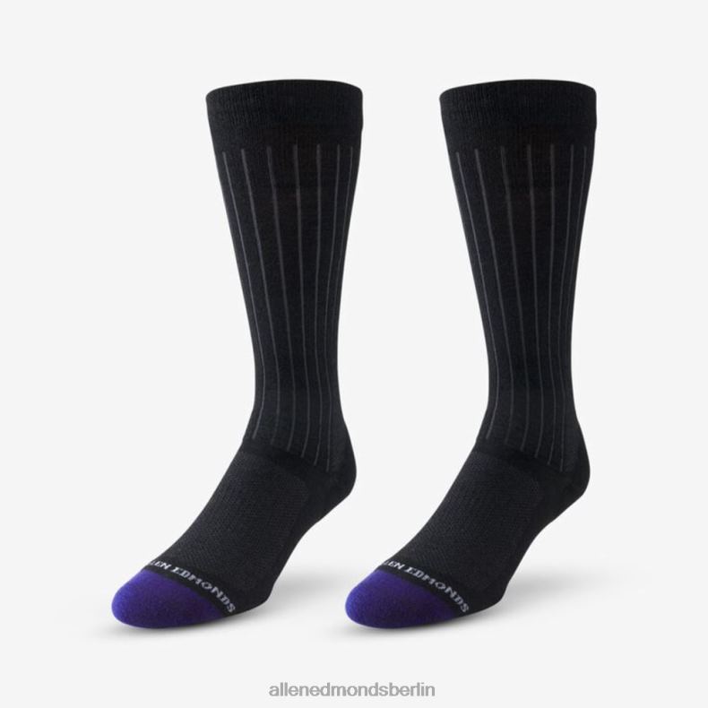 Allen Edmonds Schwarz unisex Coole Merino-Kleidersocken bis zur Mitte der Wade 82J2T526