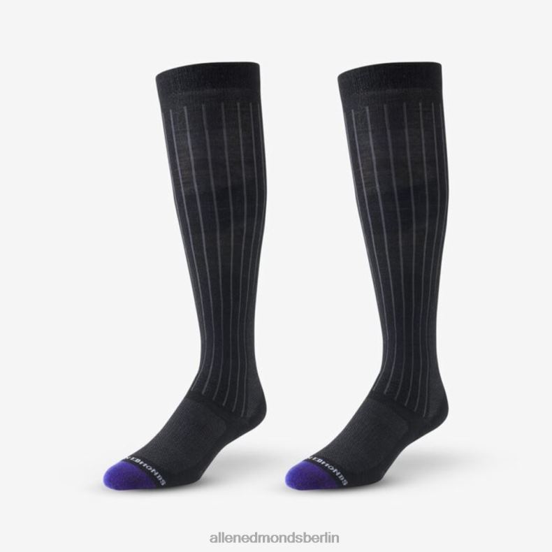 Allen Edmonds Schwarz unisex Coole, über die Wade reichende Merino-Kleidersocken 82J2T509