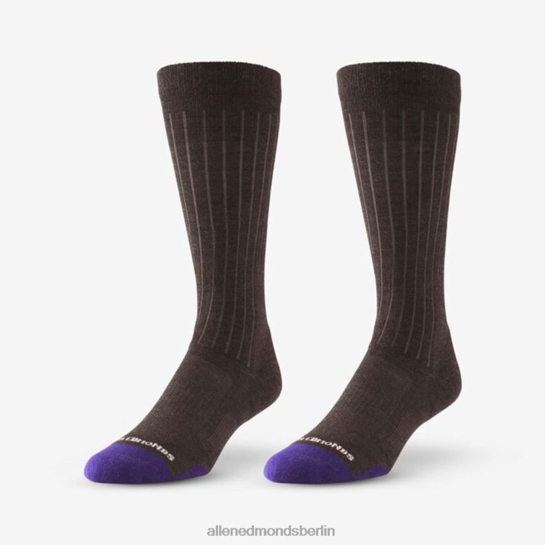 Allen Edmonds braun unisex Coole Merino-Kleidersocken bis zur Mitte der Wade 82J2T528