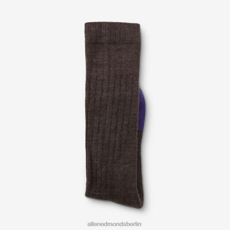 Allen Edmonds braun unisex Coole Merino-Kleidersocken bis zur Mitte der Wade 82J2T528