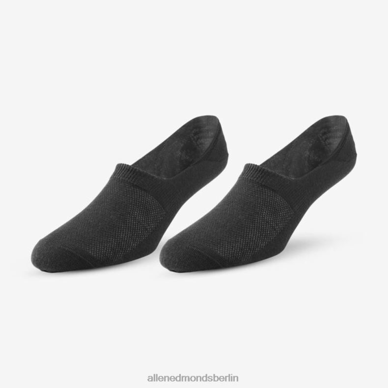 Allen Edmonds schwarz/khaki unisex No-Show-Socken im 2er-Pack 82J2T515