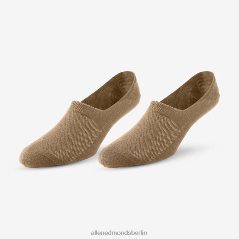 Allen Edmonds schwarz/khaki unisex No-Show-Socken im 2er-Pack 82J2T515
