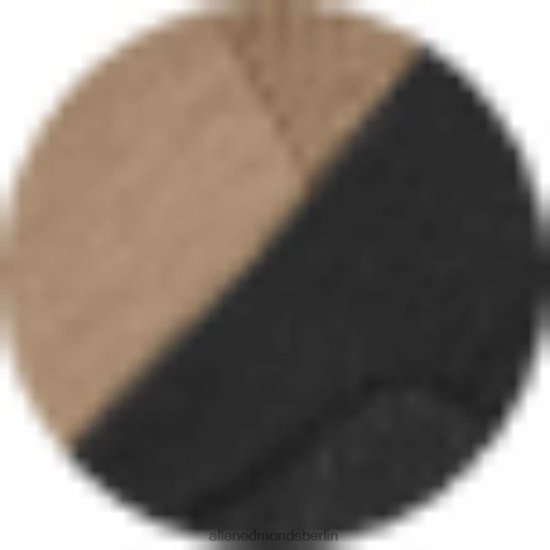 Allen Edmonds schwarz/khaki unisex No-Show-Socken im 2er-Pack 82J2T515