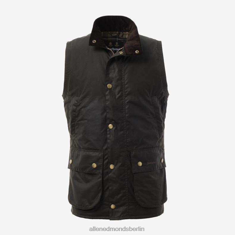 Allen Edmonds Olive unisex Weste aus gewachster Baumwolle von Barbour Westmorland 82J2T215