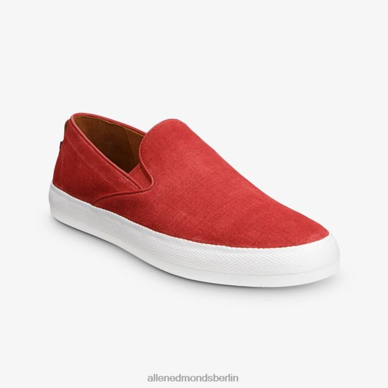 Allen Edmonds purpurrotes Wildleder Männer Holden Beach Slip-on 82J2T386